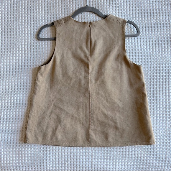 Aritzia - Babaton - Rolando Faux Suede Top - Tan - Picture 7 of 11